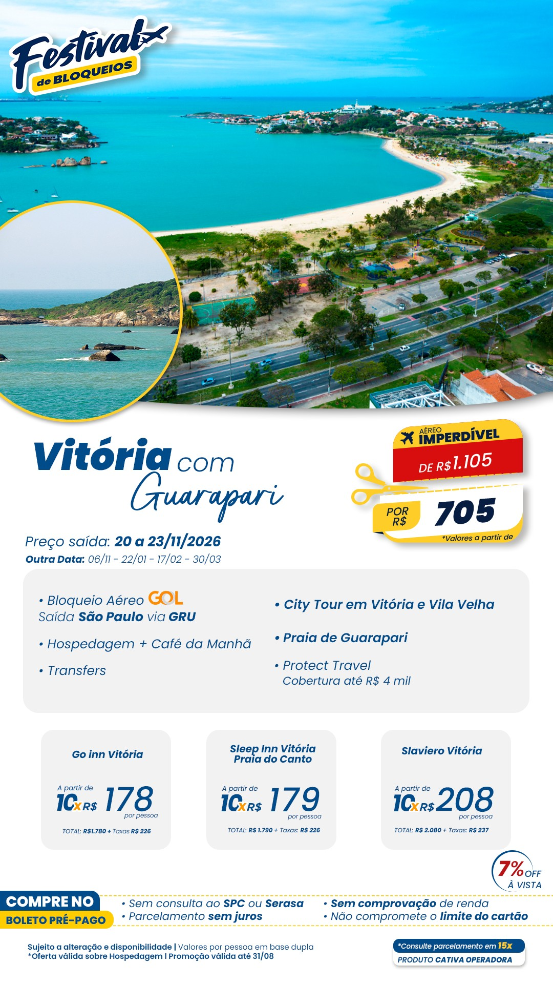 Promoção Vitória com Guarapari